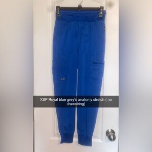 XSP Royal blue grey's anatomy stretch ( no drawstring)
